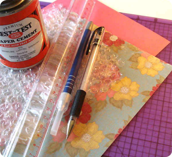 make your own bubble mailer supplies
