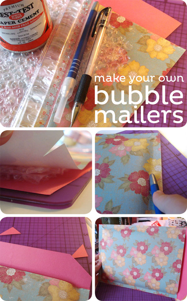 make your own bubble mailers